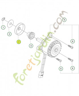 Pignon référence 546865901-Pièce détachée Husqvarna