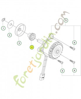 Ressort - Réf. 546714401-Pièce détachée Husqvarna