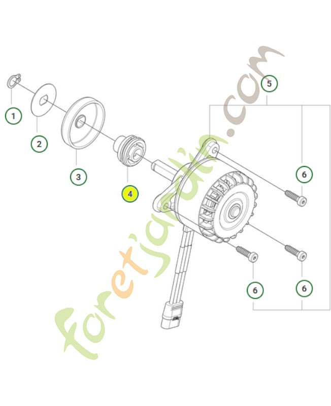 Ressort - Réf. 546714401-Pièce détachée Husqvarna