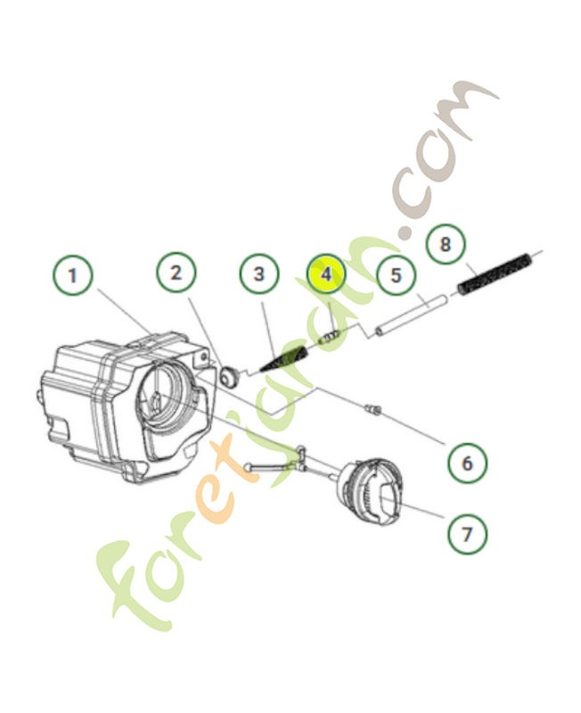 Tube 574800901- Pièce détachée Husqvarna