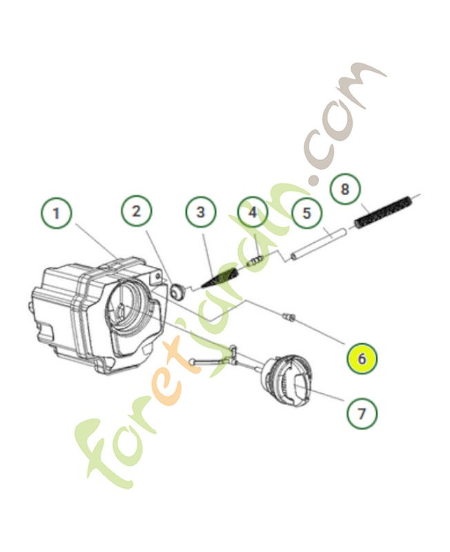 Valve 575484501- Pièce de détachée Husqvarna