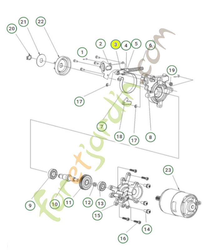 Plaque  585603501- Pièce détachée Husqvarna