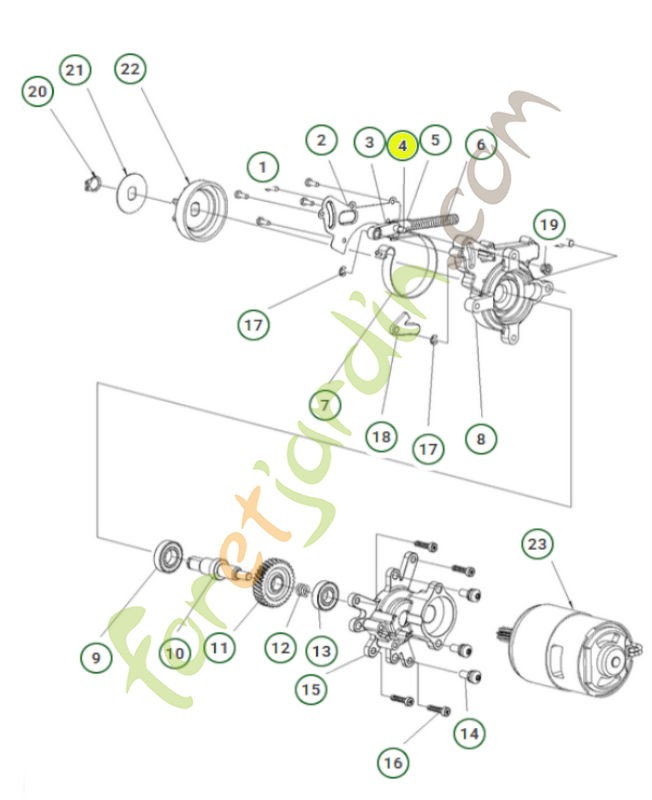 Stylo 586902601 - Pièce détachée Husqvarna