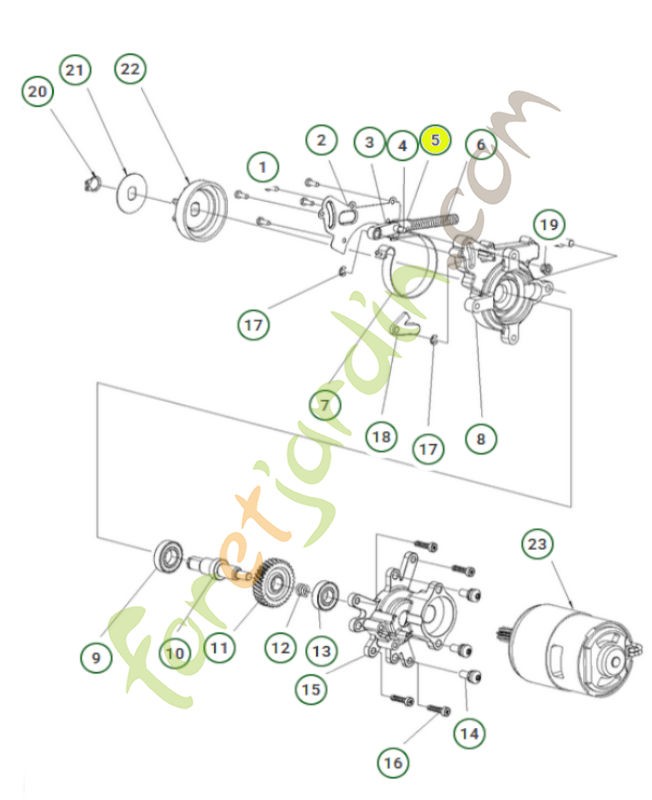 Plaque 585594401 - Pièce détachée Husqvarna