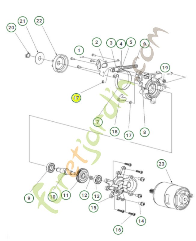 BANDE DE FREIN 585590301. Pièce détachée Husqvarna