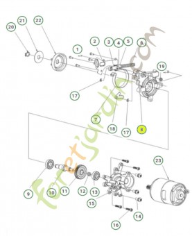 Carter référence 585581701 - Pièce détachée Husqvarna