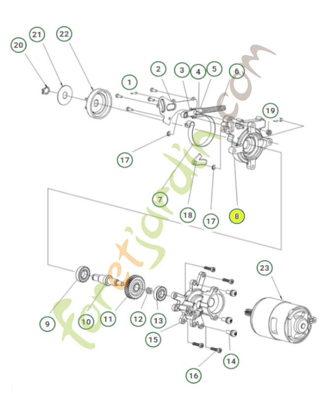 Carter référence 585581701 - Pièce détachée Husqvarna