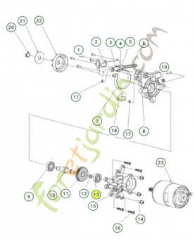 Roulement à billes 585588901 - Pièce détachée Husqvarna