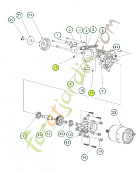 Clips 587377701 - Pièce détachée Husqvarna