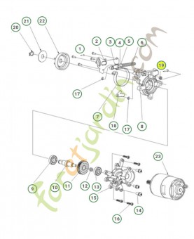 écrou 586902701- Pièce détachée Husqvarna