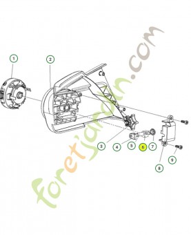 Plaque 585593701- Pièce détachée Husqvarna