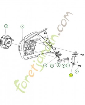 couvercle de pignon 585593401- Pièce détachée Husqvarna