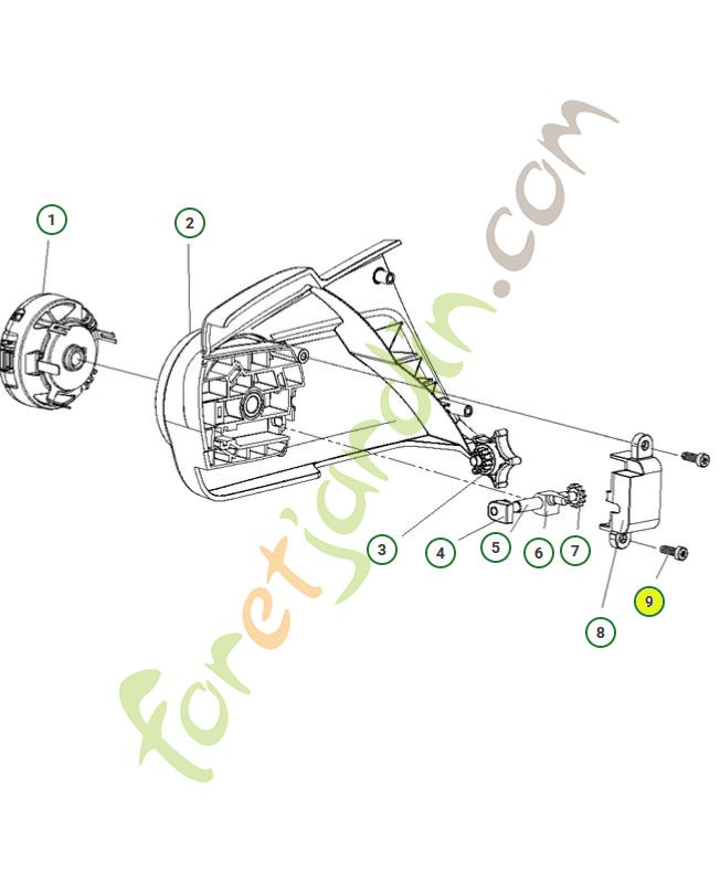 Vis st4x12 585819001- Pièce de détachée Husqvarna
