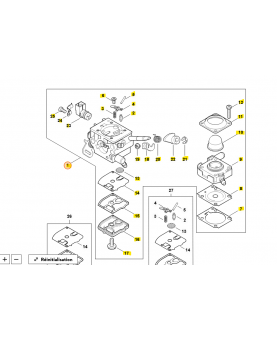 Carburateur STIHL REF. 4147-120-0628