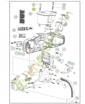 Ressort 585636601- Pièce de détachée Husqvarna