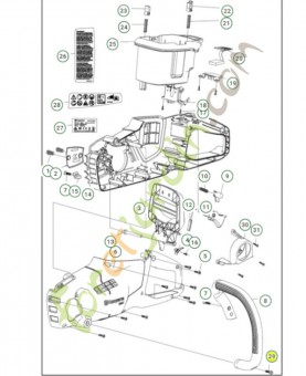 Vis 574223901- Pièce détachée Husqvarna