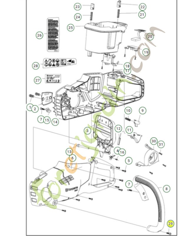 Vis 574223901- Pièce détachée Husqvarna