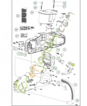 Vis st4x12 585819001- Pièce de détachée Husqvarna