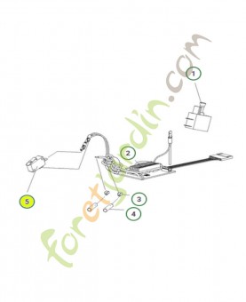 Micro interrupteur 591157101- Pièce détachée Husqvarna