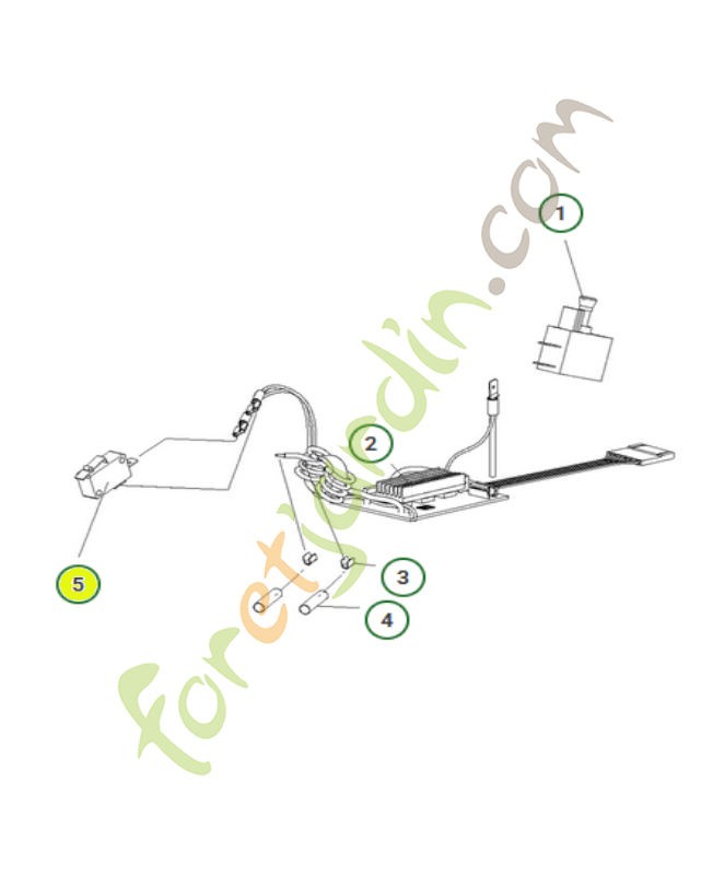 Micro interrupteur 591157101- Pièce détachée Husqvarna