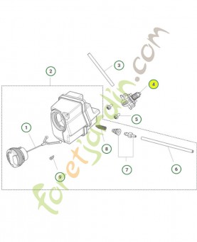 Pompe à huile 579043901. Pièce de rechange Husqvarna