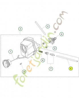 Tuyau d'huile  - Réf. 535670301-Pièce détachée  Husqvarna