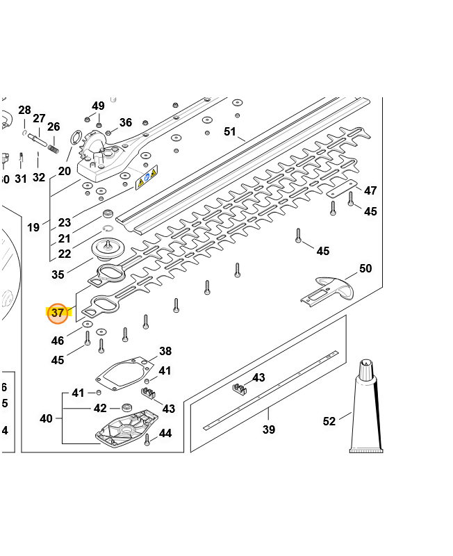 lame taille haie stihl