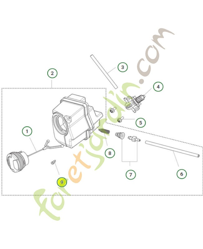 Valve 575484501- Pièce de détachée Husqvarna