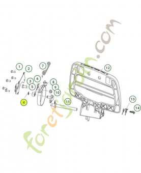 Clips 587377701 - Pièce détachée Husqvarna