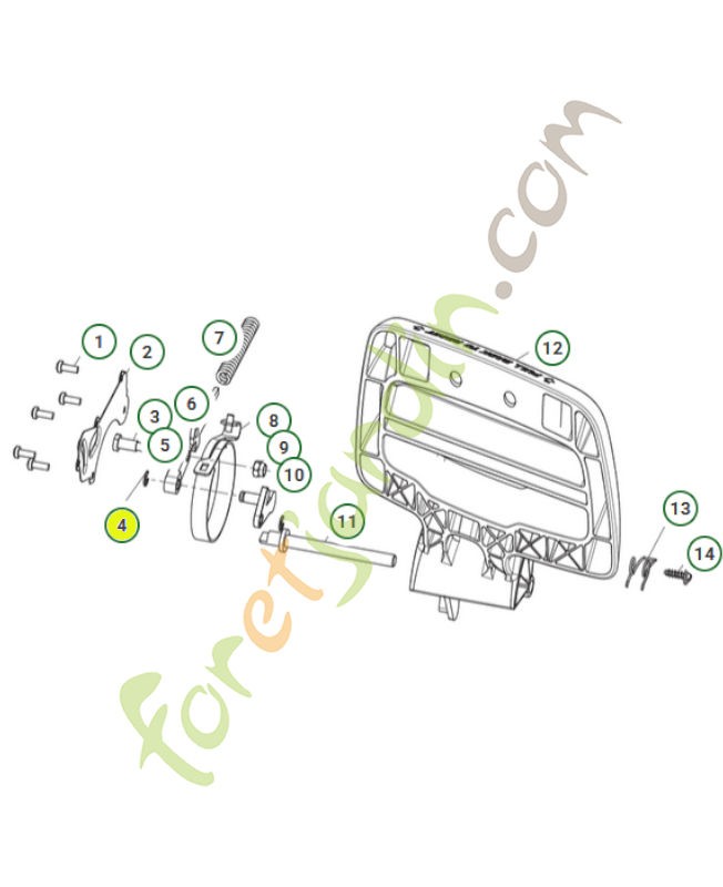 Clips 587377701 - Pièce détachée Husqvarna
