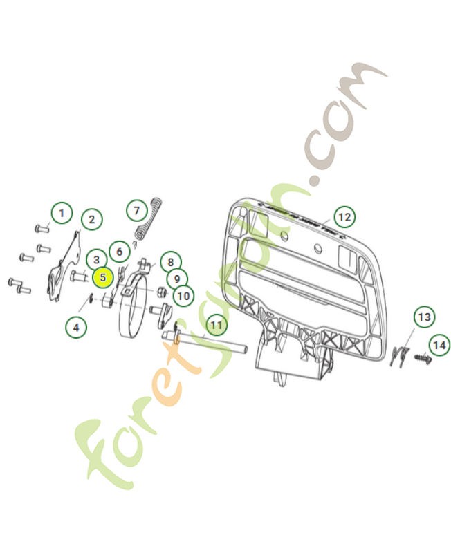 Plaque  585603501- Pièce détachée Husqvarna