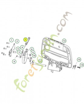 Ressort 585590501- Pièce de détachée Husqvarna