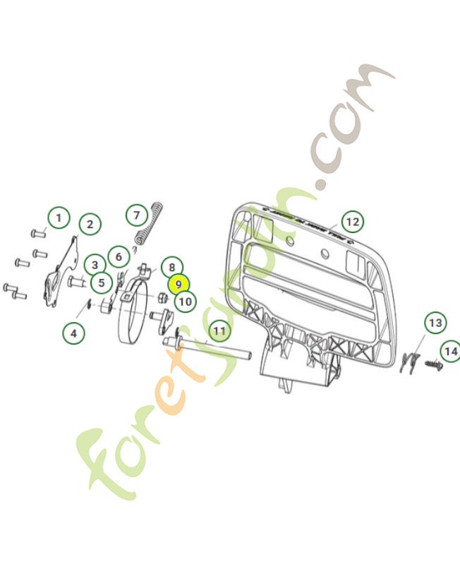 écrou 586902701- Pièce détachée Husqvarna
