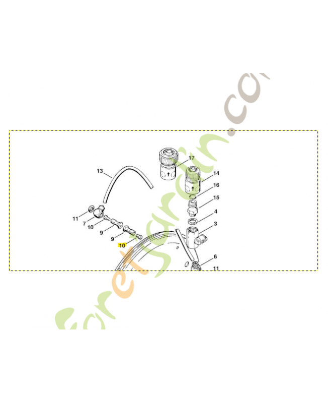 Vis cylindrique m5 x 10