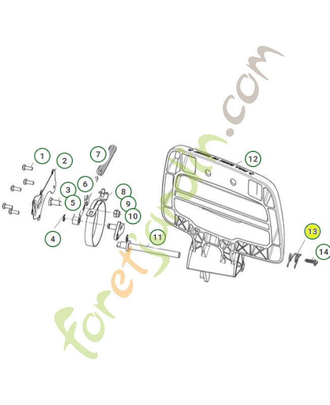 Ressort 587600101- Pièce de détachée Husqvarna