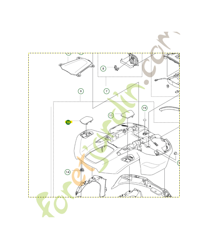 Brosse de roue de couverture lh réf. 531256801