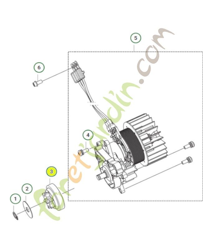 pignon - Réf. 536914301-Pièce détachée Husqvarna
