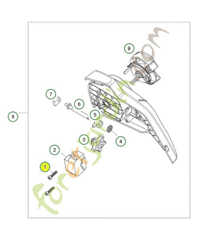 Vis st4x12 585819001- Pièce de détachée Husqvarna