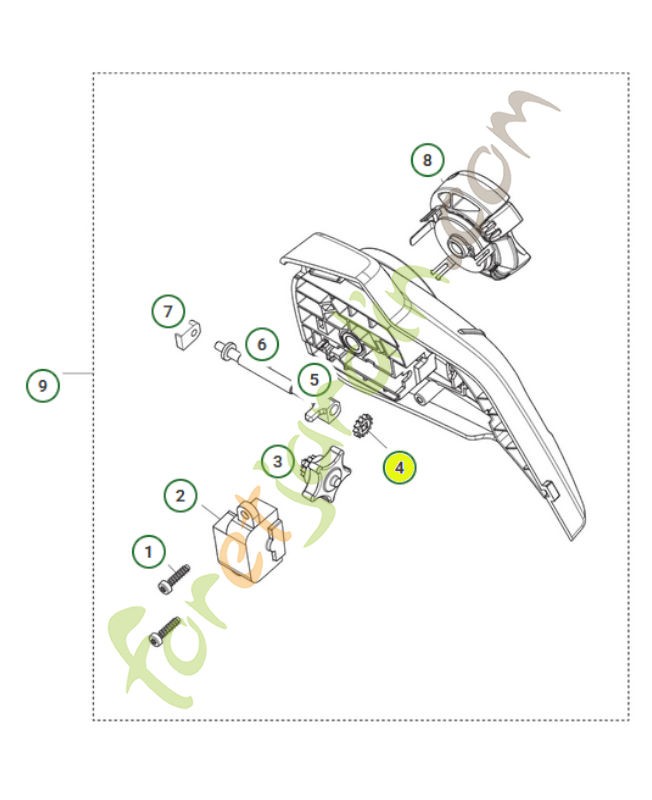 Pignon 585593501 - Pièce détachée Husqvarna