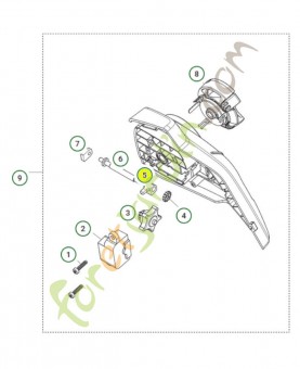 Plaque 585593701- Pièce détachée Husqvarna