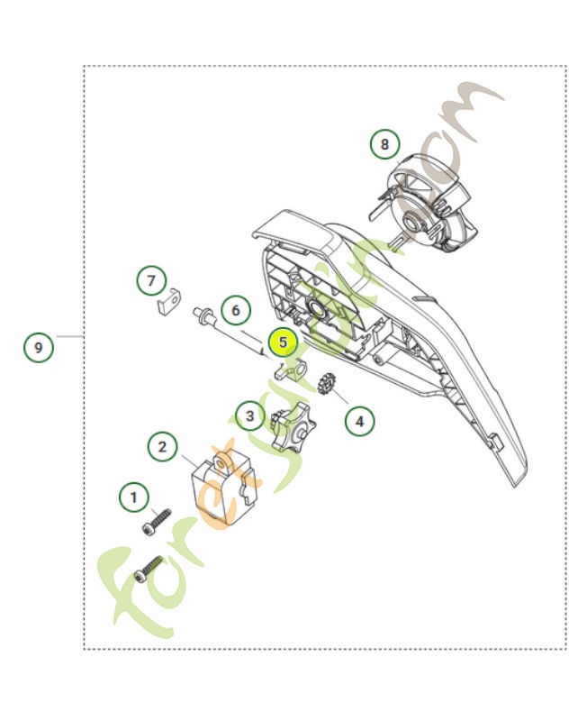 Plaque 585593701- Pièce détachée Husqvarna