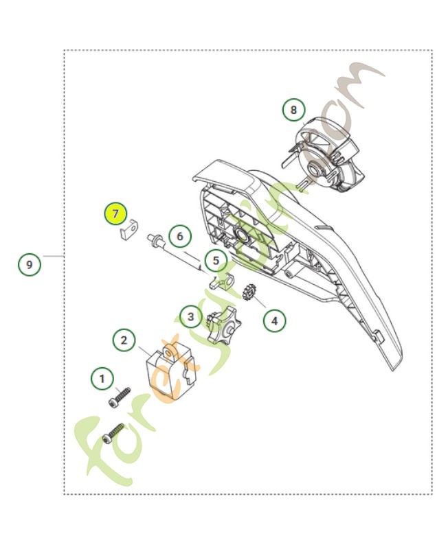 Douille 585594001 - Pièce détachée Husqvarna