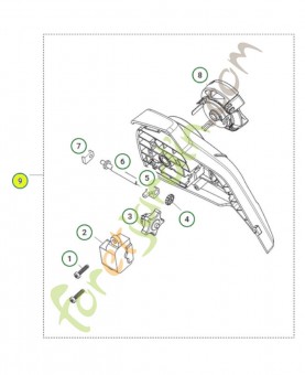 embrayage - Réf. 537648501-Pièce détachée Husqvarna