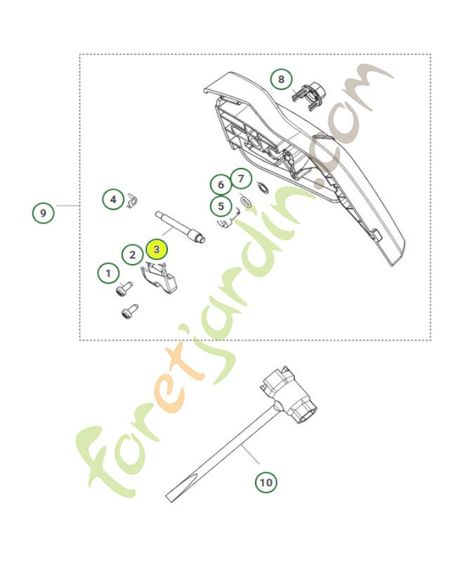 Vis 537397001 - Pièce de détachée Husqvarna