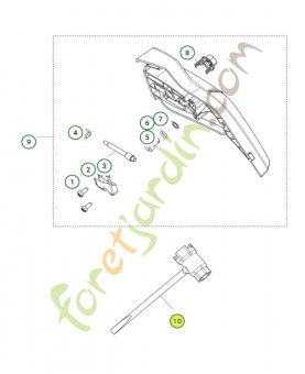 Clé 587465401- Pièce de détachée Husqvarna