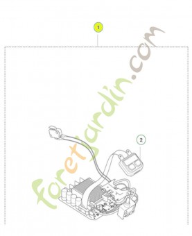 Système électrique - Réf. 536050001-Pièce détachée Husqvarna