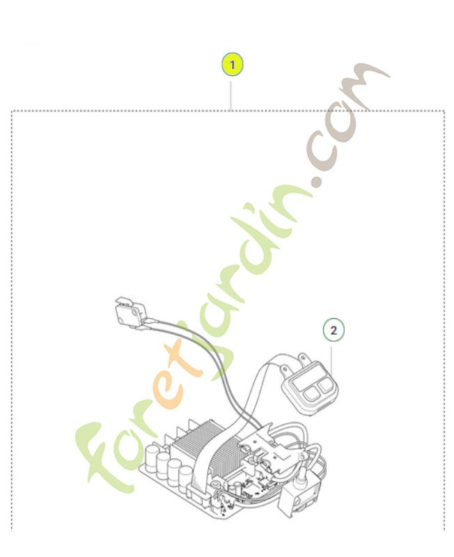 Système électrique - Réf. 536050001-Pièce détachée Husqvarna