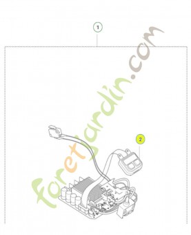 Panneau de commande- Réf. 529633004-Pièce détachée Husqvarna