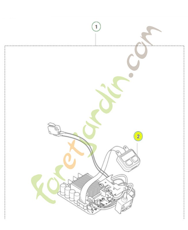 Panneau de commande- Réf. 529633004-Pièce détachée Husqvarna