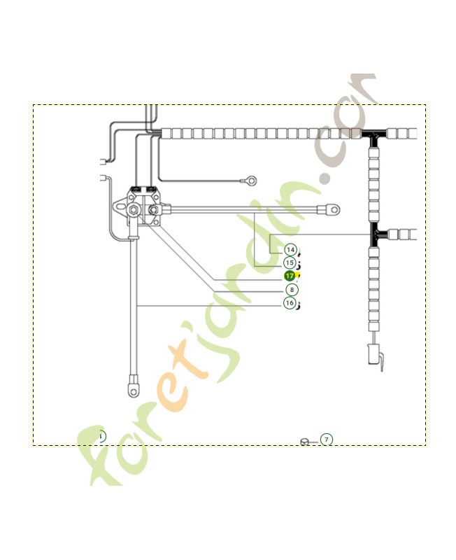 Relais de démarreur Husqvarna ref. 544439801